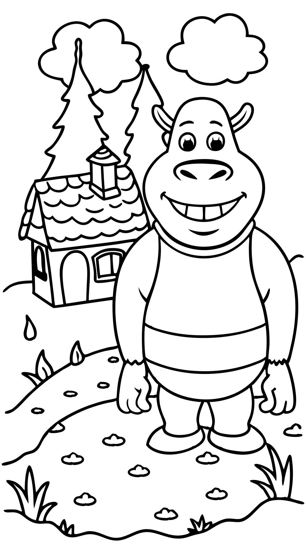 shrek coloring pages